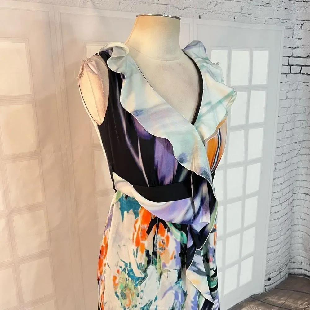 Elie Tahari NWT Patrice sleeveless silk sheath dress size 4 - Picture 4 of 12
